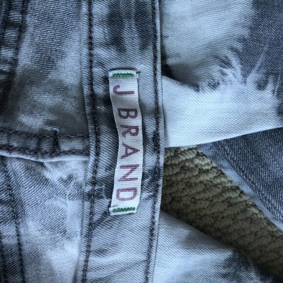 J BRAND LOW RISE PENCIL LEG TIE-DYE JEANS - Picture 5 of 6